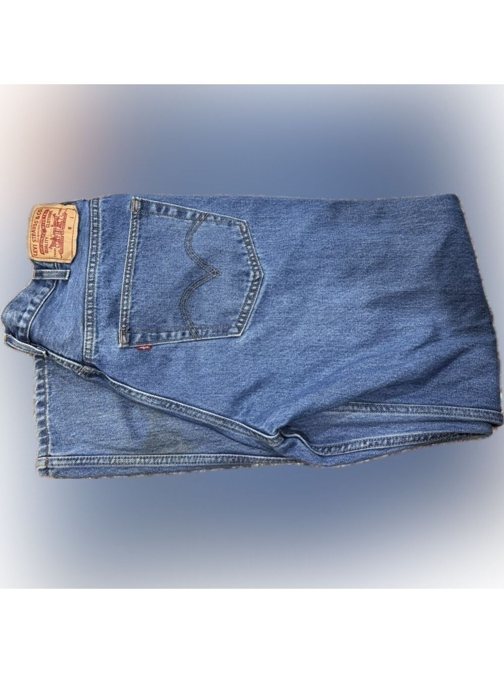 Levi's 550 Relaxed Fit Medium Stonewash Jeans -100% Cotton Denim 2008 Size 38x34